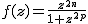 2$ f(z) = \frac{z^{2n}}{1+z^{2p}}